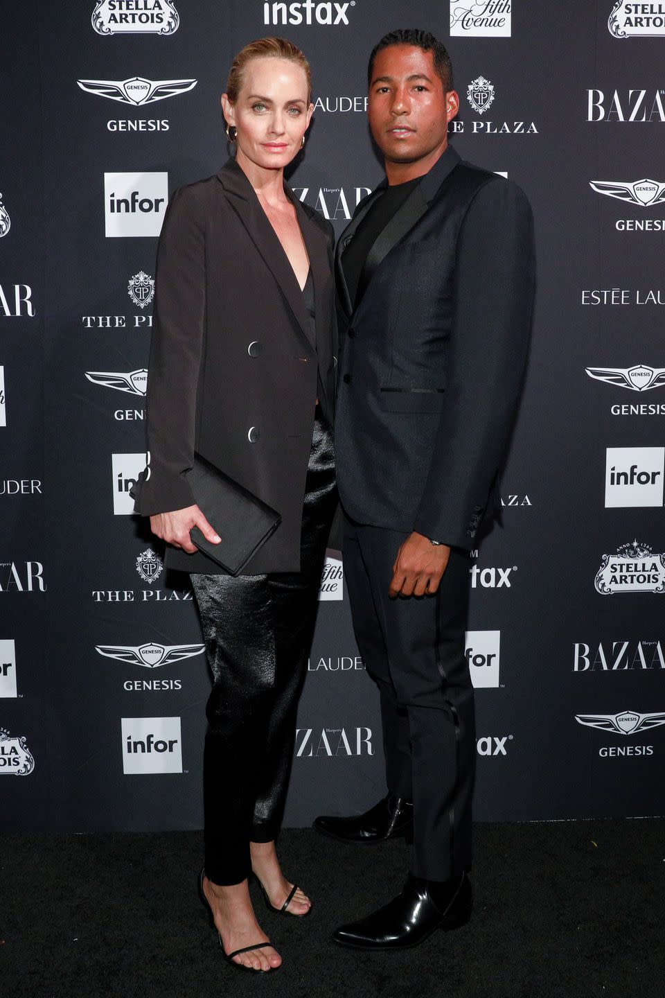 <p>Amber Valletta and Hassan Pierre </p>