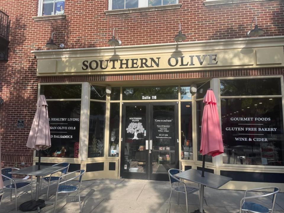 Southern Olive is located at 940 Market St., Suite 116 in Fort Mill, SC