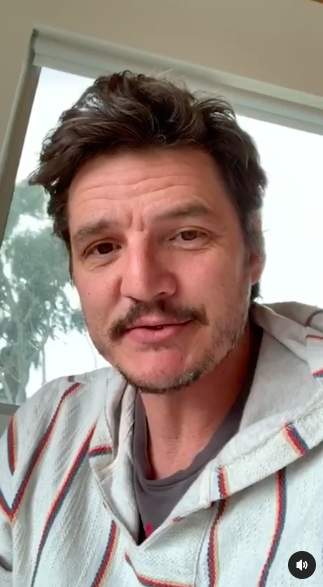 Closeup of Pedro Pascal