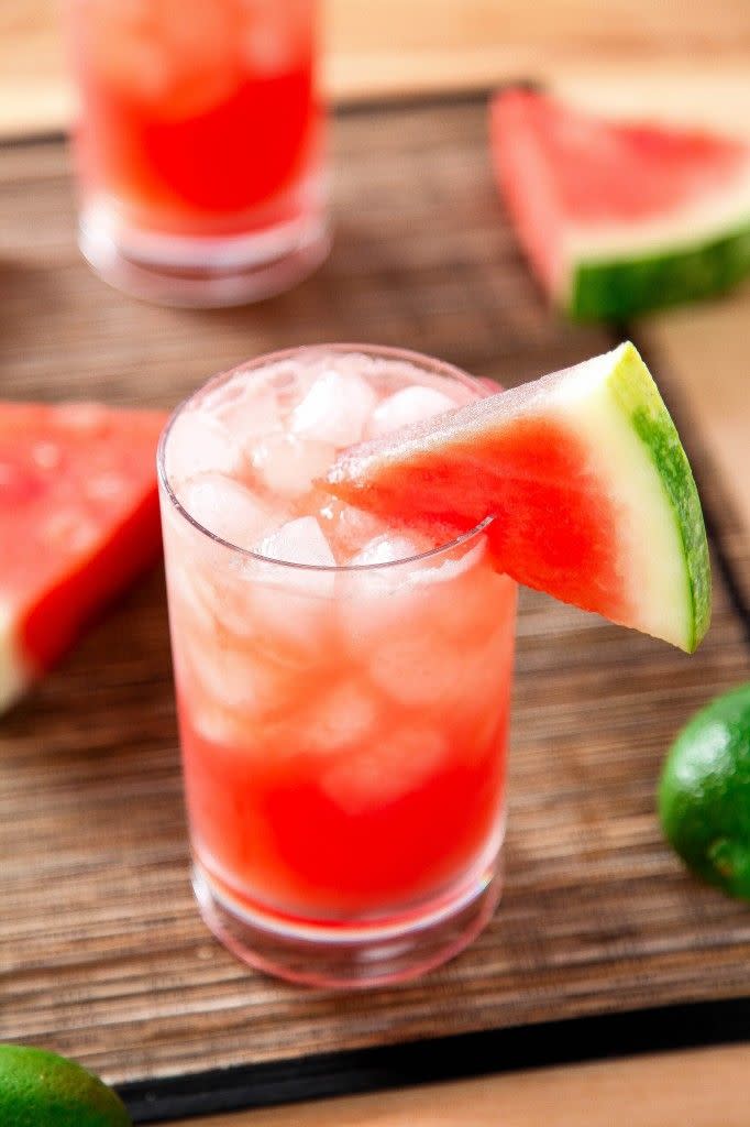 Sparkling Watermelon Cocktail