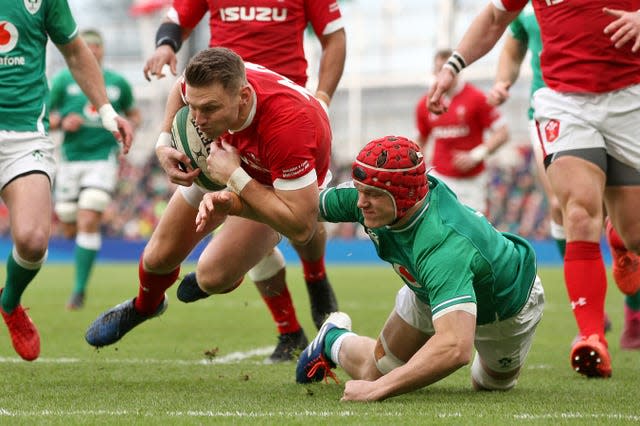 Ireland flanker Josh Van Der Flier, right, has been recalled for the visit to Wales