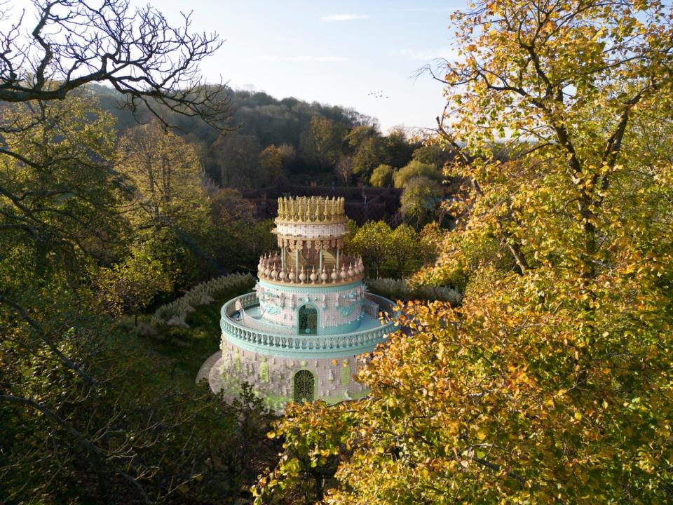 Perfect marriage: Vasconcelos’s ‘Wedding Cake’ in the grounds of Waddesdon (Joana Vasconcelos Studio)