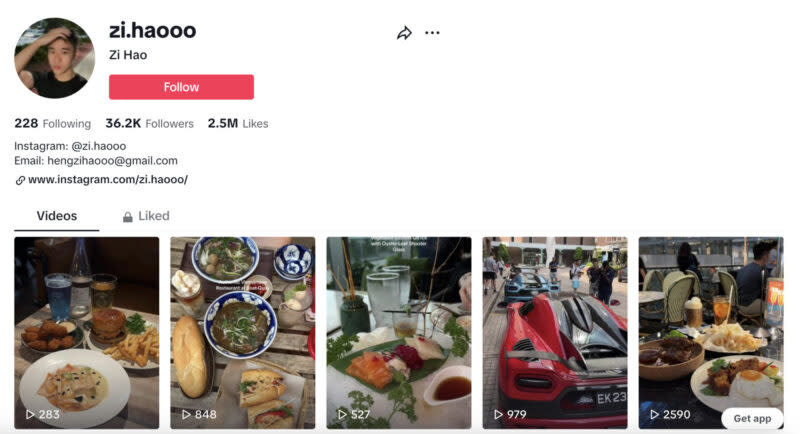 tiktok food influencers - dzi.haooo