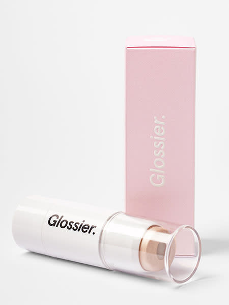 <p>The outer halo of this highlighting stick is infused with crystal extracts, and it glides on your skin, leaving behind a subtle sheen. $27, <a rel="nofollow noopener" href="https://www.glossier.com/products/haloscope" target="_blank" data-ylk="slk:glossier.com;elm:context_link;itc:0;sec:content-canvas" class="link ">glossier.com</a> (Photo: Glossier) </p>