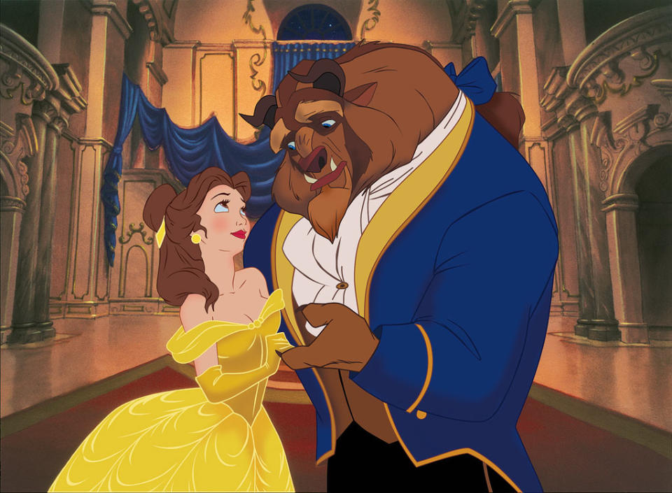 <a href="http://movies.yahoo.com/movie/1800341693/info" data-ylk="slk:BEAUTY AND THE BEAST;elm:context_link;itc:0;sec:content-canvas" class="link ">BEAUTY AND THE BEAST</a> (1991) - Belle was meant to have moxie and an independent flair. Naturally, filmmakers drew inspiration from the late Katharine Hepburn — specifically her performance in the 1933 film adaptation of "Little Women" as Jo March.