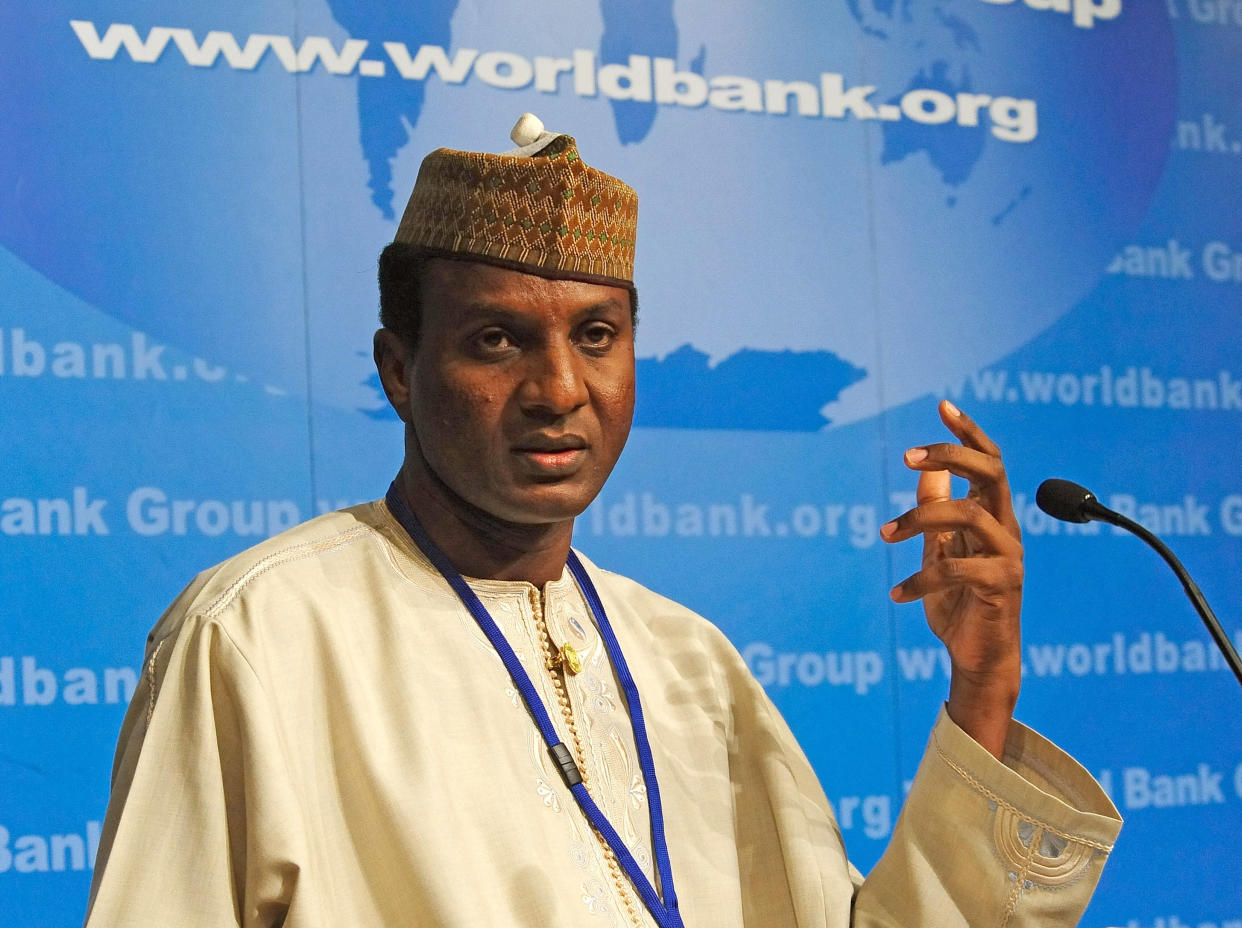 Ali Mahaman Lamine Zeine, ici en 2008 lorsqu’il était ministre des Finances, a été nommé Premier ministre du Niger par les militaires auteurs du coup d’État.