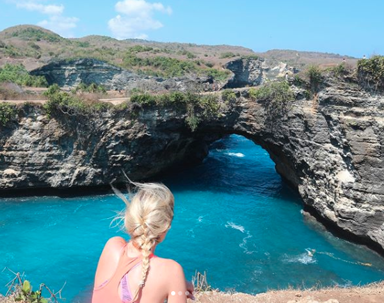 Siobhán in Nusa Penida