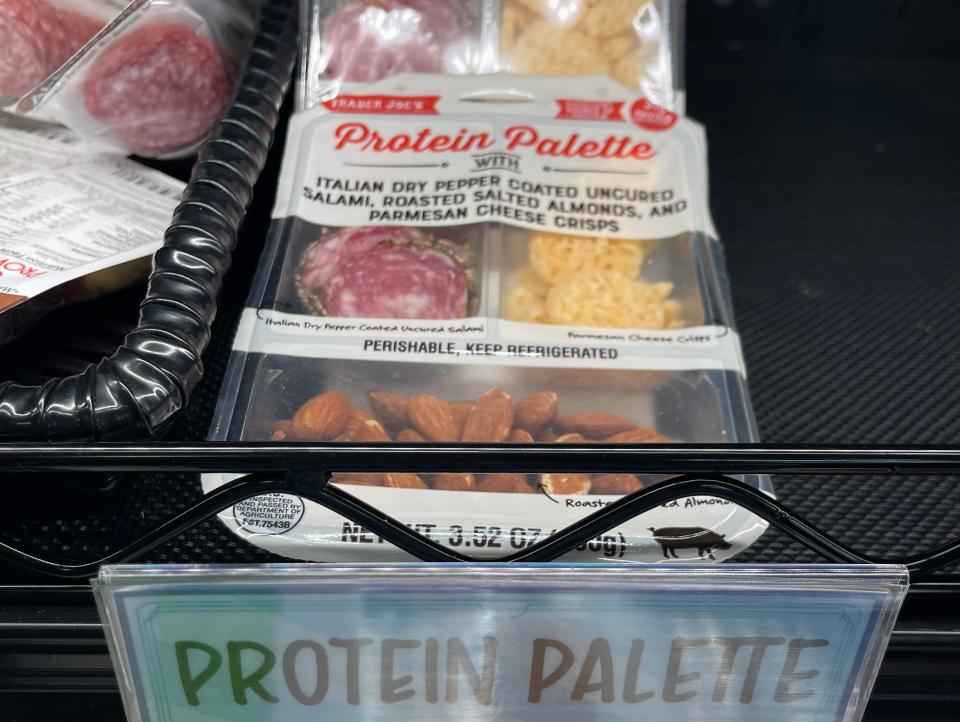 Protein palette at Trader Joe's
