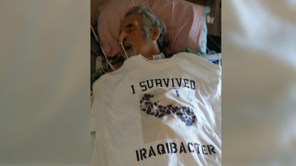 Patterson's body was systemically infected with a virulent drug-resistant bacteria that also infected troops in the Iraq War, earning the pathogen the nickname "Iraqibacter." - Steffanie Strathdee