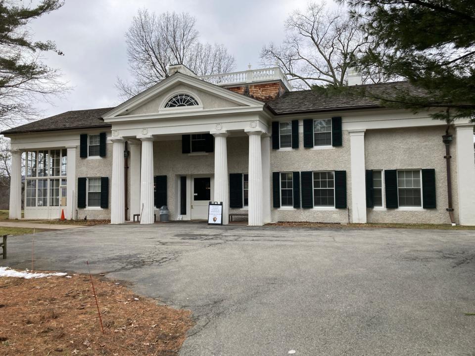 The welcome center at the Vanderbilt Mansion.