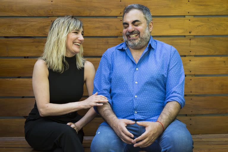 Roberto Moldavsky y Jorgelina Aruzzi, los protagonistas. Buenos Aires, 19-11-2021