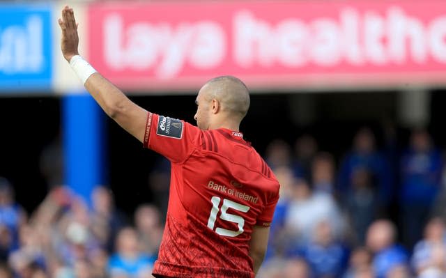 Simon Zebo is returning to Munster having left the province in 2017