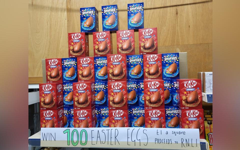 Chocolate eggs to be raffled off in a special Easter competition in aid of the RNLI
