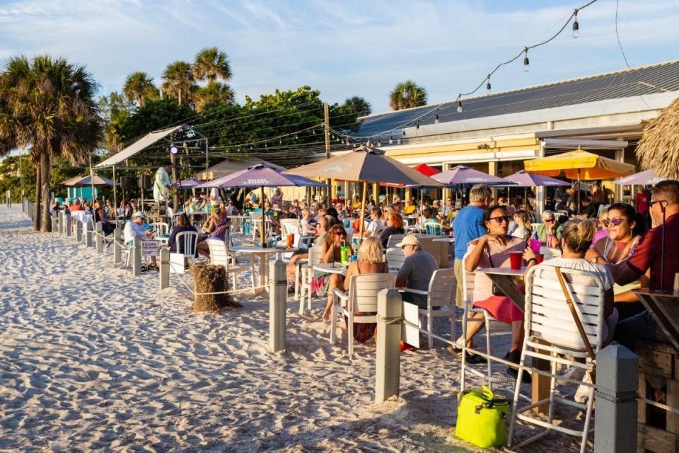 Anna Maria Island Beach Cafe, on Manatee Public Beach, will offer a Christmas meal with "ham, turkey, and all the trimmings."