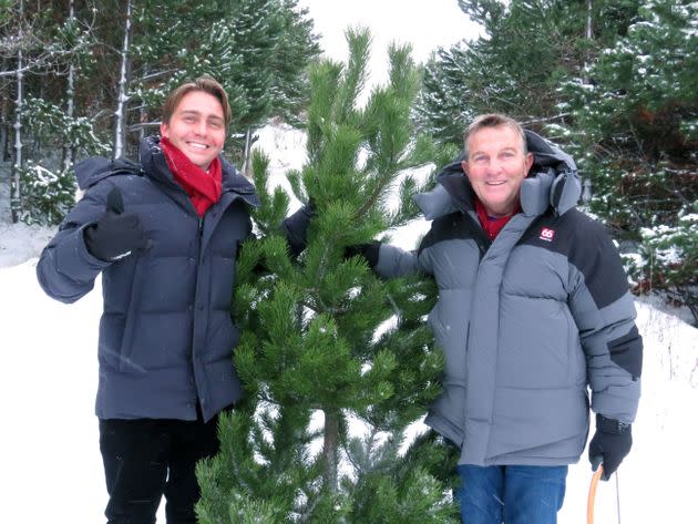 Barney and Bradley Walsh are heading to Iceland (Photo: ITV)