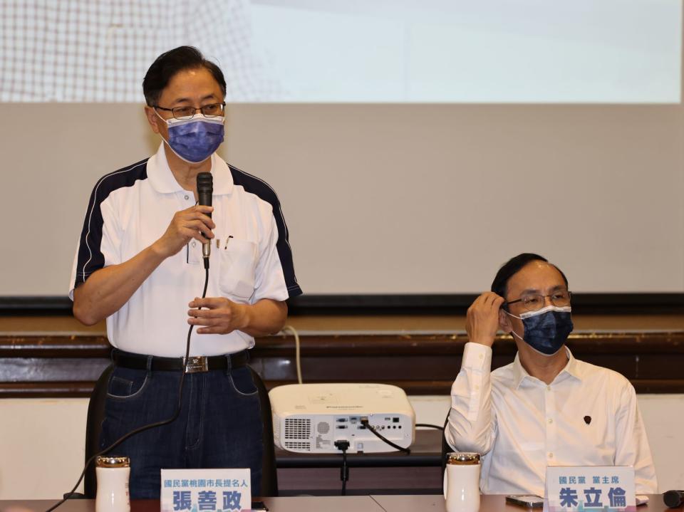 對手林智堅被指落跑市長　張善政「這樣說」曝今遷籍龍潭【圖 / 菱傳媒】