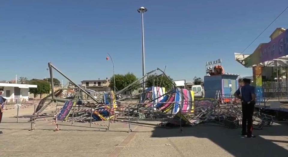 The wreckage following the incident. Source: Australscope/ CEN