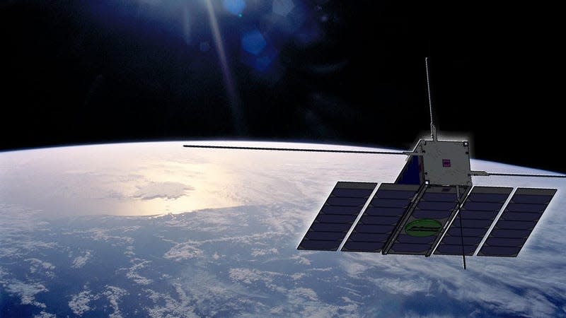 Artist's impression of OPS-SAT.