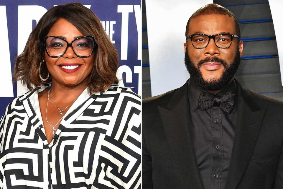 <p>Prince Williams/WireImage; Dia Dipasupil/Getty Images</p> Cocoa Brown; Tyler Perry