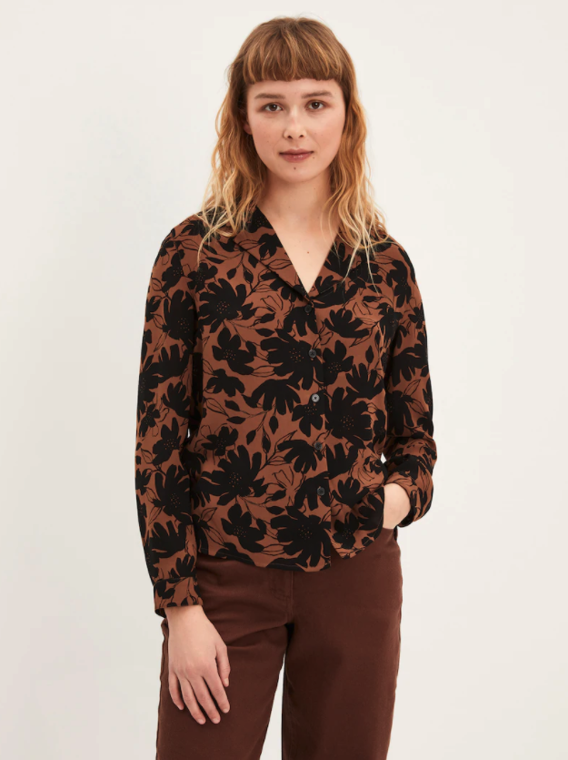 The Leaf Camp Collar Blouse. Image via Frank And Oak.