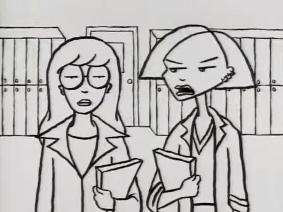 Daria and Jane in the unaired Daria pilot