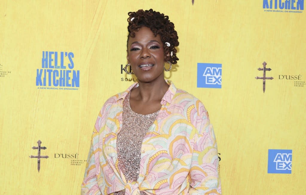 Kecia Lewis attends the “Hell’s Kitchen” Broadway musical opening night performance at the Shubert Theatre on Saturday, April 20, 2024, in New York. (Photo by CJ Rivera/Invision/AP, File)