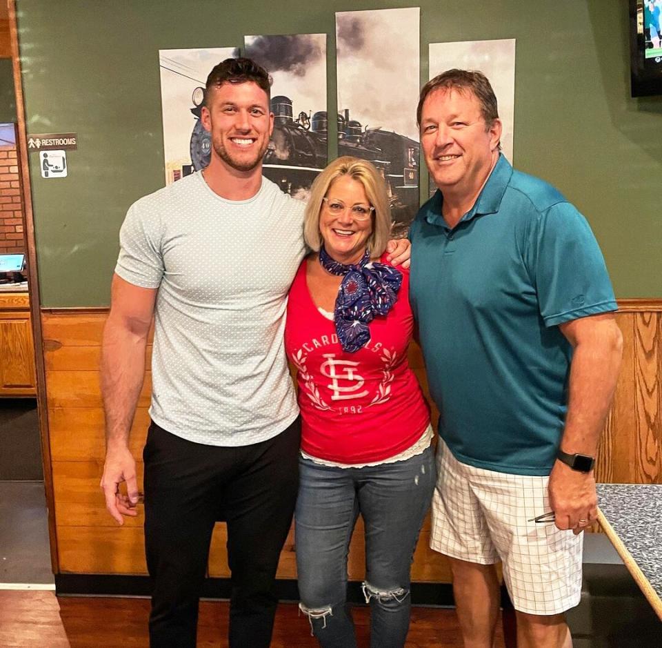 Clayton Echard and Parents