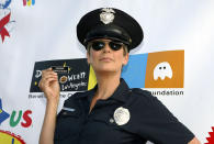 <p>Jamie Lee Curtis 2003 bei der Dream Halloween, LA, Spendengala. (E CHARBONNEAU /BEI/REX/Shutterstock) </p>