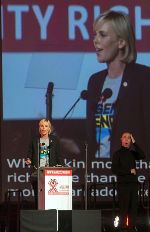 Theron ruffled feathers last year at the 21st International AIDS conference in Durban, South Africa, when she said the spread of the HIV virus which is ravaging Africa was fuelled by "sexism, poverty and homophobia"