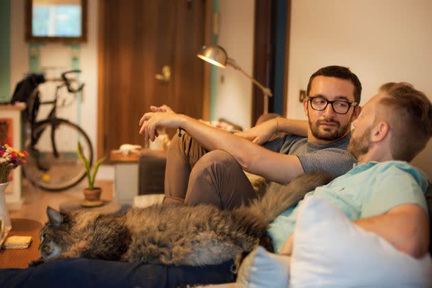 Keep a level head when you bring up this issue — and don't badmouth your partner's pet. (Photo: Kathrin Ziegler via Getty Images)