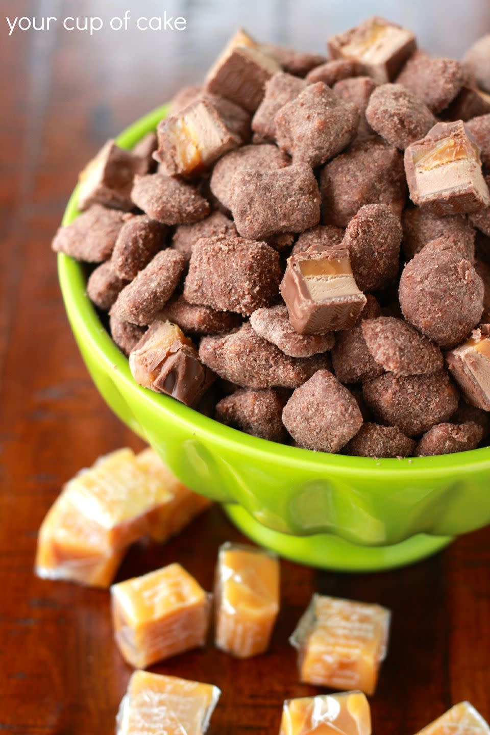 Chocolate Caramel Apple Puppy Chow