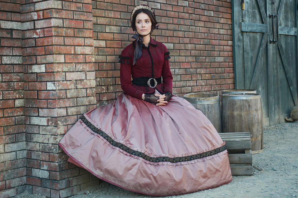 Abigail Spencer as Lucy in “The Assassination of Abraham Lincoln”
