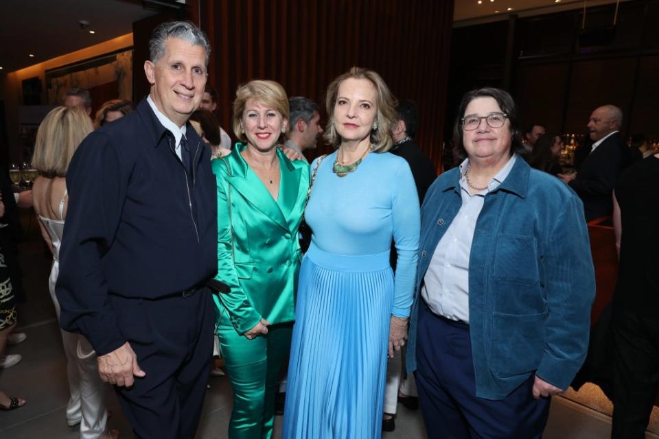 Stefano Tonchi, Sharon Waxman, Victoria Brynner, and Catherine Opie at TheWrapBook Launch Party 2024