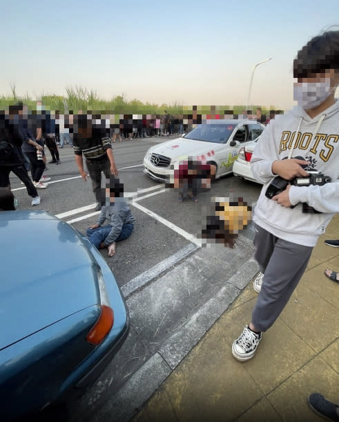 斗六賽車場失控衝撞人群。（圖／東森新聞）