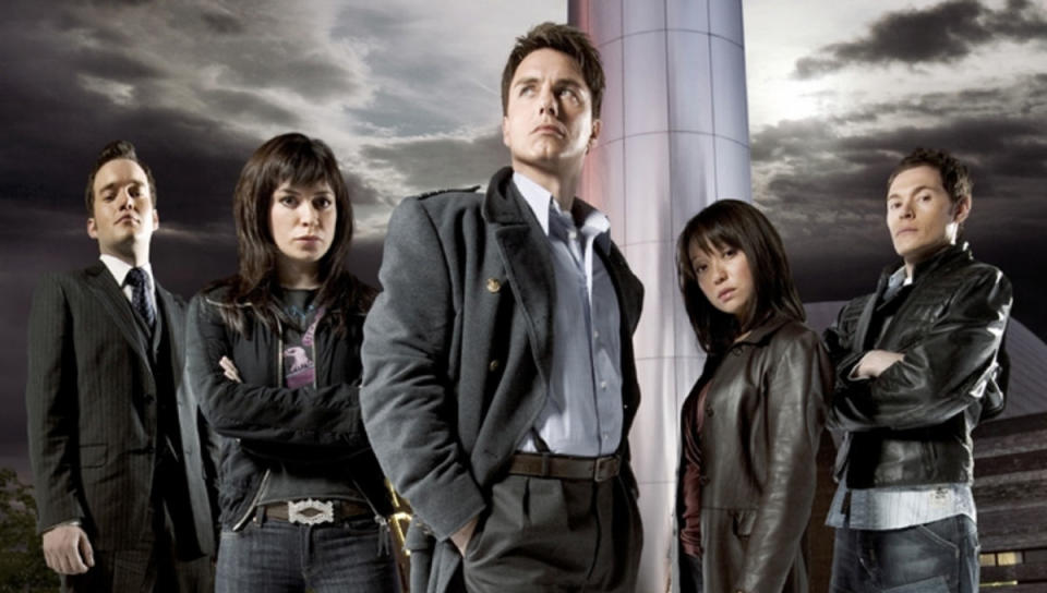 'Torchwood' was conceived as a more mature, adult-orientated spin-off of 'Doctor Who', featuring John Barrowman as Captain Jack Harkness. (Credit: BBC)