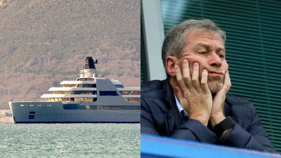 Tax haven throws out a helicopter, which is said to belong to the mega-yacht owned by the oligarch Abramovich, and 17 private jets