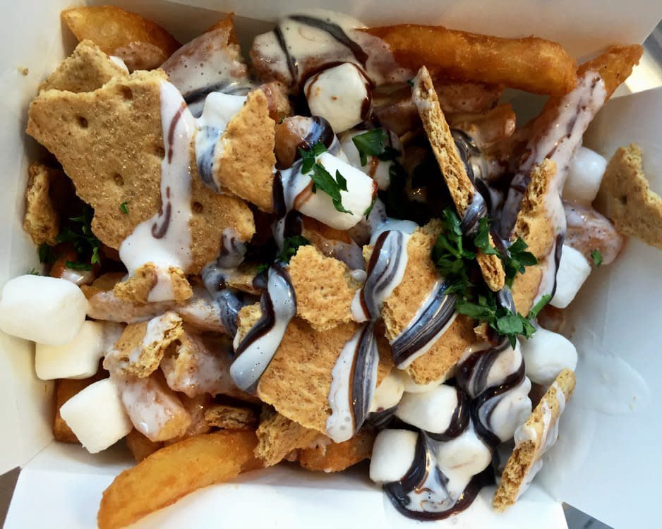 S'mores Fries at Sticky's Finger Joint in New York