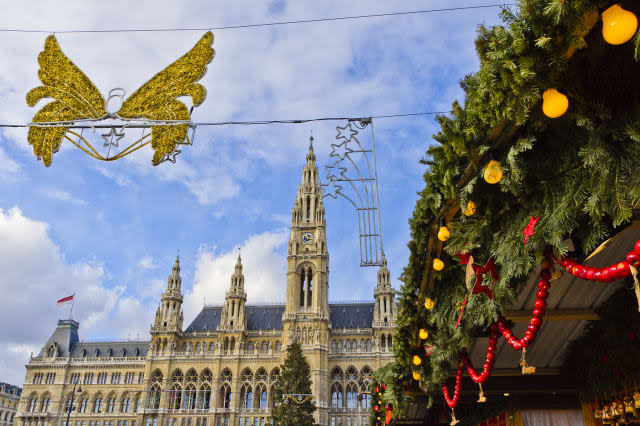 Christmas Decorations at the Vienna City Hall