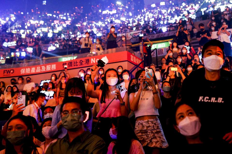 2022年7月25日，MIRROR演唱會在香港紅磡體育館展開。