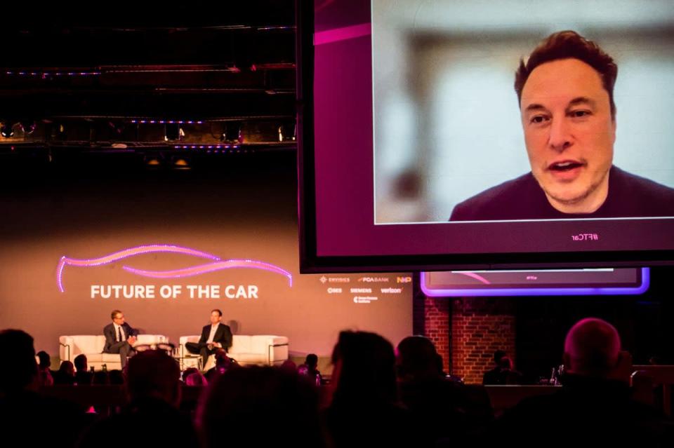 Musk has voiced his concern over spam counts and bots (Financial Times/PA) (PA Media)