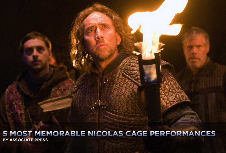 5 Most Memorable Nicolas Cage Movies Title Card