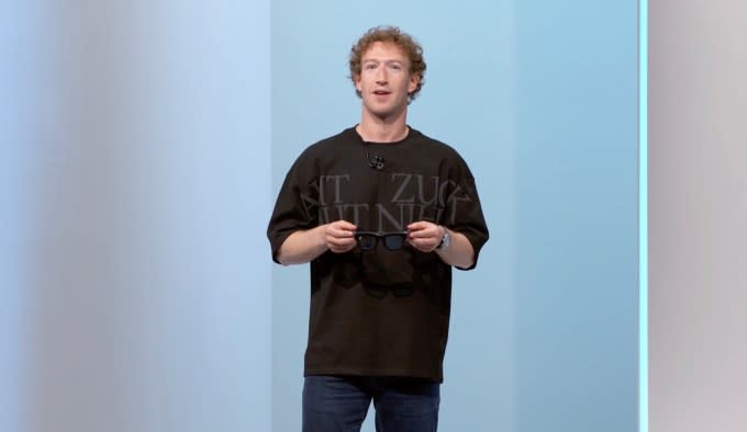 Mark Zuckerberg, seen during Meta Connect 2024