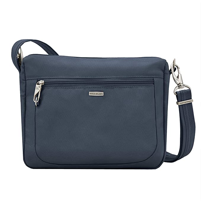 Travelon Anti-Theft Classic Small Crossbody. Image via Amazon.