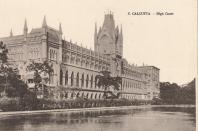 Calcutta - High Court', circa 1900. Calcutta High Court is the oldest High Court in India. It was established as the High Court of Judicature at Fort Williamon 1st July 1862 under the High Courts Act, 1861. [Art Union, Calcutta, circa 1900]. Artist: Unknown. (Photo by The Print Collector/Getty Images)