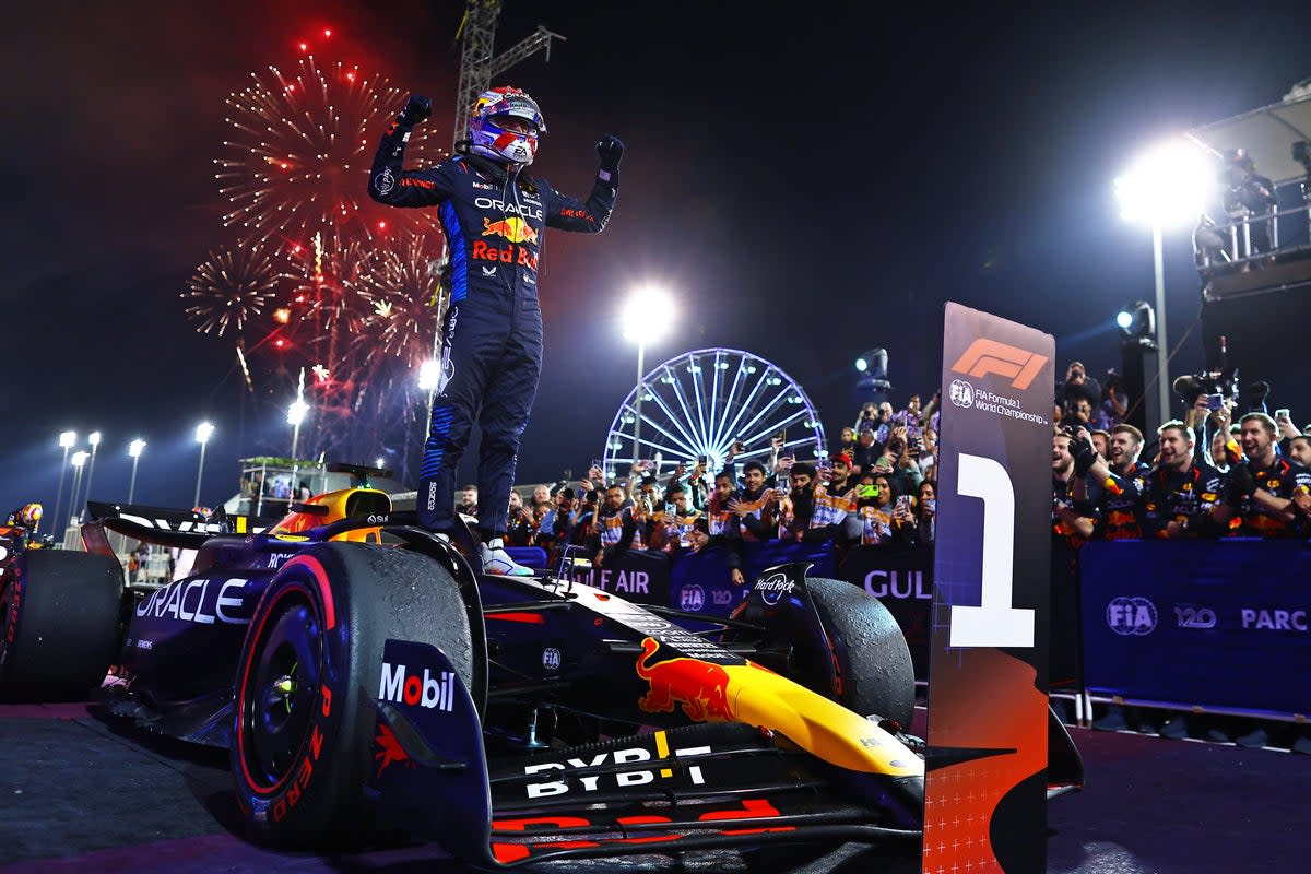 Max Verstappen cruised to victory at the season-opening Bahrain Grand Prix (Getty)