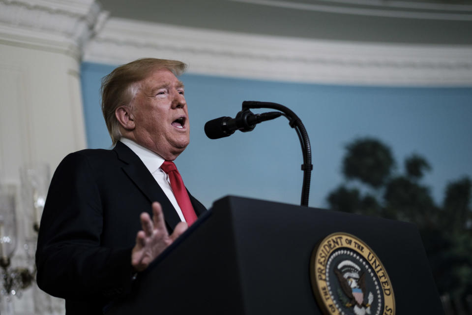 The government Tuesday is in its 32nd day of a partial shutdown, as President Donald Trump and Democratic lawmakers continue to butt heads over his demand for funding for a wall along the US-Mexico border. (Photo: Pete Marovich via Getty Images)