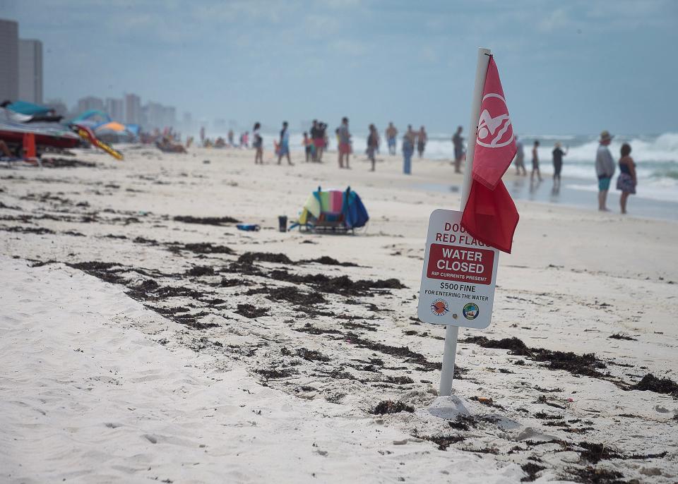 As of Tuesday, 210 people have been ticketed so far in Panama City Beach for refusing to get out of the Gulf of Mexico during double-red-flag conditions. This is 73 more than were issued during all of 2023.