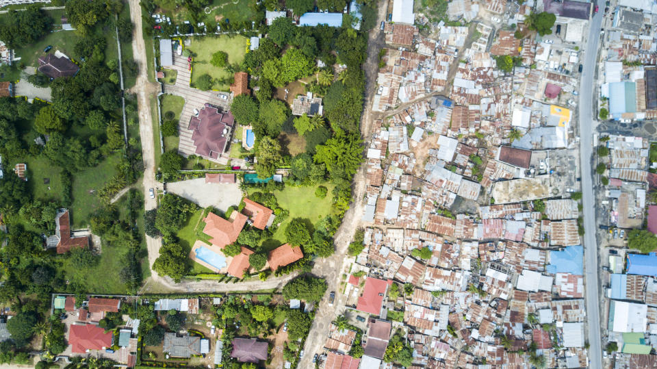 <p>Oyster Bay, Dar es Salaam, Tanzania, 2017. (Photograph by Johnny Miller/Caters News) </p>