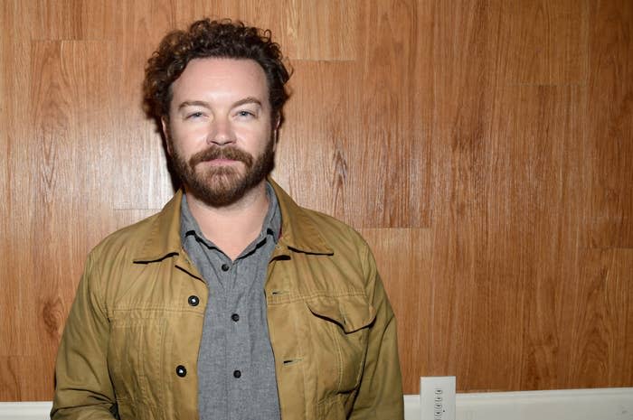Danny Masterson is pictured backstage at a music festival in Nashville on May 24, 2017.