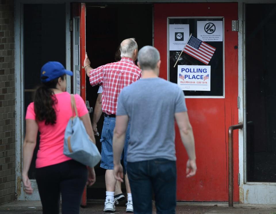 Voters in Charleston